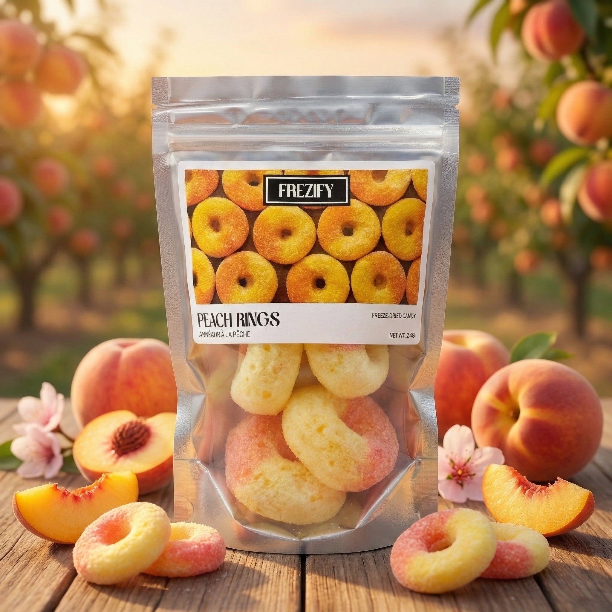 Freeze Dried Peach Rings