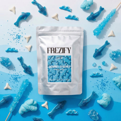 Freeze Dried Gummy Sharks